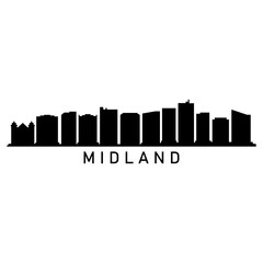 Fototapeta premium Skyline midland