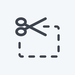 Icon Coupon. suitable for Business symbol. glyph style. simple design editable. design template vector. simple symbol illustration