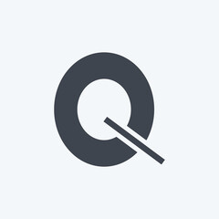 Icon Quality. suitable for Business symbol. glyph style. simple design editable. design template vector. simple symbol illustration