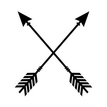 Crossed arrows