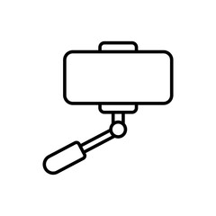 Holder outline icons, minimalist vector illustration ,simple transparent graphic element .Isolated on white background