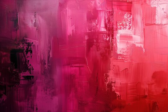 romantic symphony of pink and red hues, abstract expressionist artwork, dynamic and vibrant backdrop, essence of love and passion, emotion and creativity of Valentine's Day.