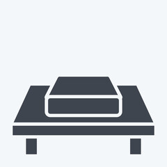 Icon Grilled Foods. related to Cooking symbol. glyph style. simple design editable. simple illustration