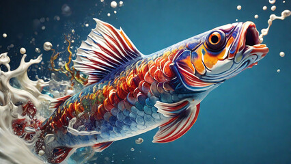 Fototapeta premium fish in aquarium