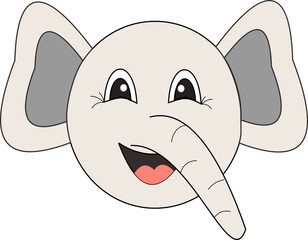 Animal Face Illustration