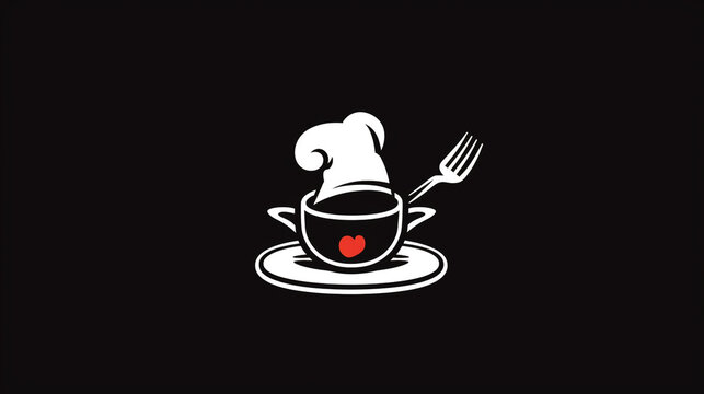 The logo depicts a chef's hat with a black spo, Generate AI.