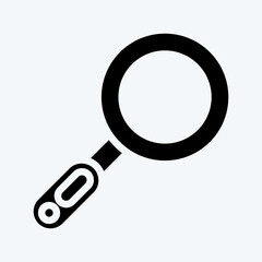 Icon Seo. suitable for Branding symbol. glyph style. simple design editable. design template vector. simple illustration
