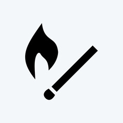 Icon Match. suitable for House symbol. glyph style. simple design editable. design template vector. simple illustration