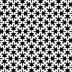 White background with black pattern. Seamless texture for fashion, textile design,  on wall paper, wrapping paper, fabrics and home decor. Simple repeat pattern.
