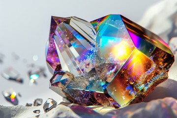 Luminous Refractions: The Art of Crystal Light