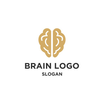 Brain logo vector
