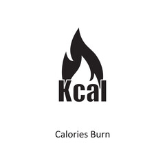 Calories Burn icon. calories burn icon for web design, apps, simple flat illustration on white background..eps