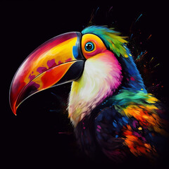 Obraz premium Colorful toucan18