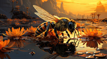Buzzing Beauty: Exploring the Captivating World of Insects and Nature, generative AI