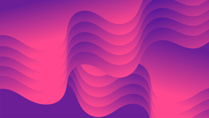 Wave abstract background with purple color gradations