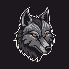 logo icon wolf mascot24