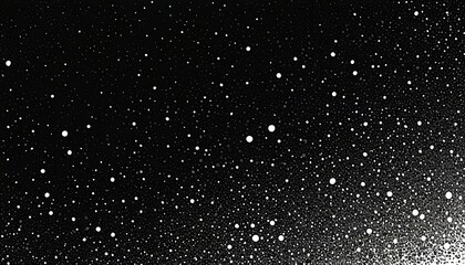 Subtle halftone vector texture overlay. Monochrome abstract splattered background. Generative AI