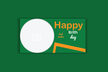 birthday banner design, invitation card
