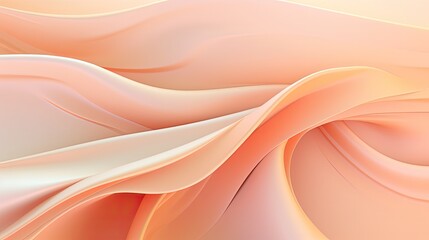 Abstract Background in Peach Fuzz colors, Generative AI