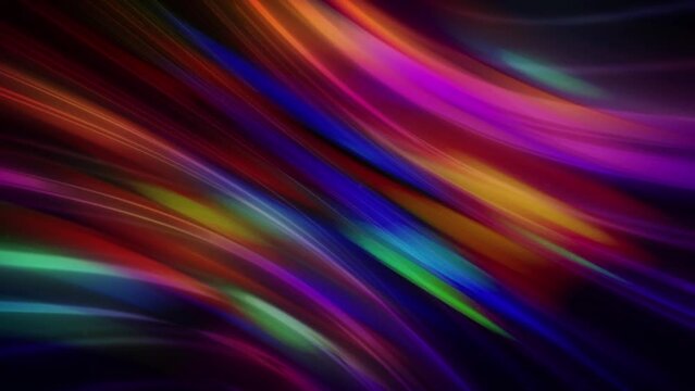 Diagonal multicolored neon stripes waves lines background abstract technology modern style animation backdrop copy space 