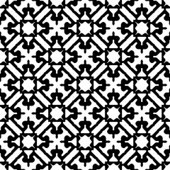 White background with black pattern. Seamless texture for fashion, textile design,  on wall paper, wrapping paper, fabrics and home decor. Simple repeat pattern.