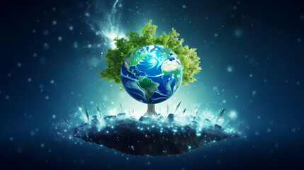 World environment day concept ecology protection environment, environmental protection background