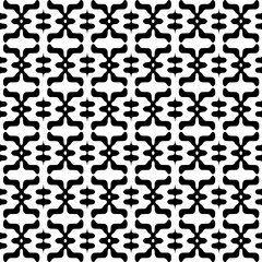 White background with black pattern. Seamless texture for fashion, textile design,  on wall paper, wrapping paper, fabrics and home decor. Simple repeat pattern.
