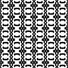 White background with black pattern. Seamless texture for fashion, textile design,  on wall paper, wrapping paper, fabrics and home decor. Simple repeat pattern.