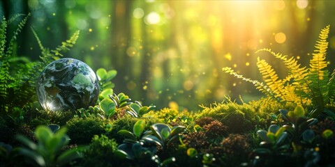 World environment day, Earth day. The global impact of individual actions to protect our planet. Environmental consciousness and inspire to contribute towards a sustainable and eco friendly future