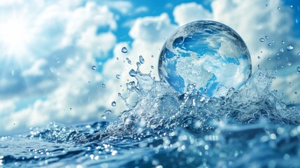 World water day. Relationship between water, ecosystems and human well being. The impact of climate change on water resources and innovative approaches towards sustainable water management