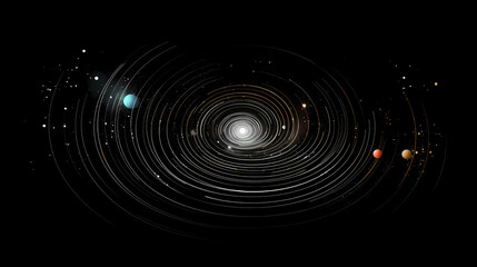 Modern digital abstract 3D background, abstract lines background