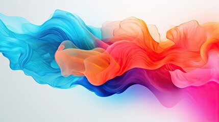 Colorful and clean abstract graphic design, Generative Ai - obrazy, fototapety, plakaty