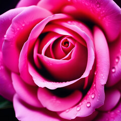 a beautiful pink rose close up.
