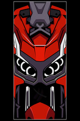 front of motorcycle background