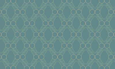 Dive into modern sophistication with this green or teal geometric pattern. Perfect for adding a chic and vibrant touch to your designs.