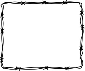 Barbed Wire Illustration