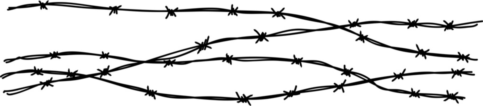 Barbed Wire Illustration