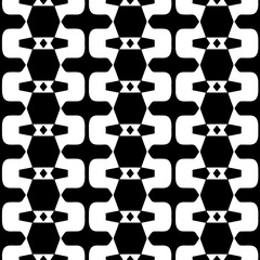 White background with black pattern. Seamless texture for fashion, textile design,  on wall paper, wrapping paper, fabrics and home decor. Simple repeat pattern.
