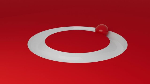 3D Loader Background animation, loop HD video