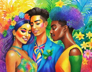 Diversidade em Harmonia: Celebração de Cores e Identidades. Harmony in Diversity: A Celebration of Colors and Identities