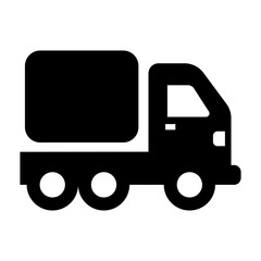 Container truck icon