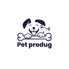 Pet Dog And Cat Logo Design