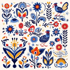 Folk pattern