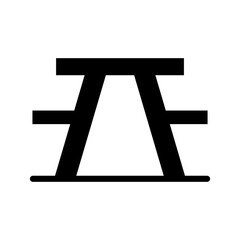 Outdoor table icon