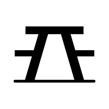 recommend clip art: Outdoor table icon