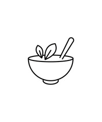 food icon, vector best line icon.