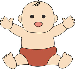 Baby illustration