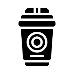 coffee cup glyph icon