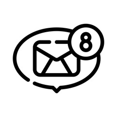 email line icon
