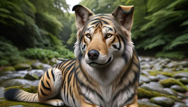 Dog and Tiger Hybrid 